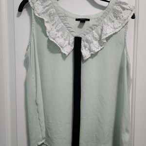 Forever 21 mint green sleeveless top SzM